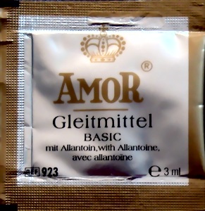 Amor Gleitmittel Basic 2 ml Portions Pack Gratis