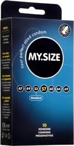 My Size 57 mm 10 Kondome My Size 57 mm 10 Kondome